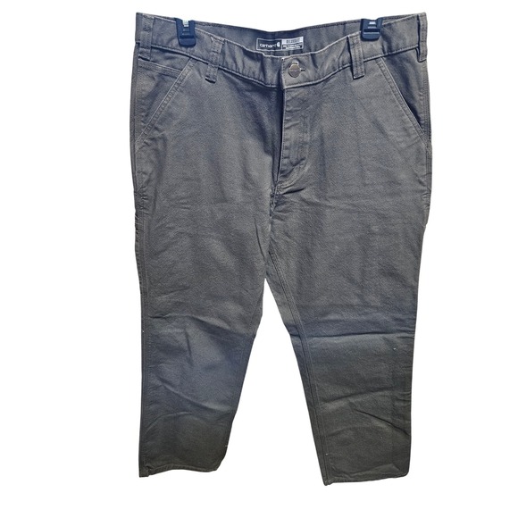 Carhartt Relaxed Fit Canvas Work Pants, Mens Size 36x30, Olive Green - Picture 1 of 4